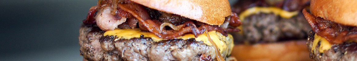 Eating Burger at A1 Burger restaurant in Los Angeles, CA.